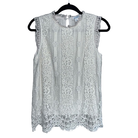 Sundance Tops - Sundance Ivory Lace Tank Top